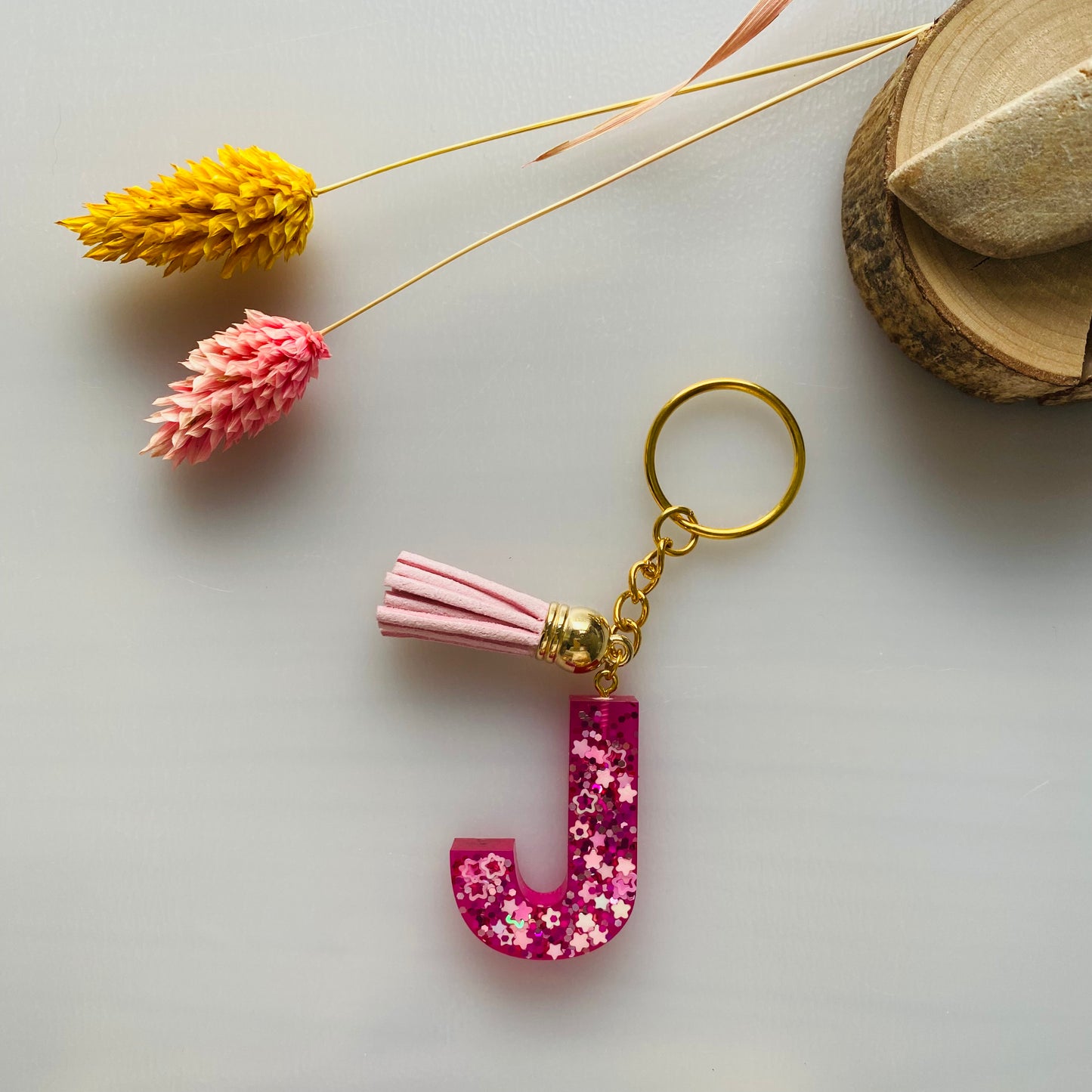 J - sterretjes roze